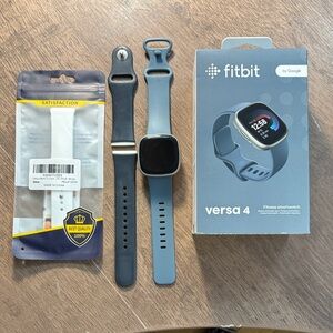 Fitbit Versa 4 Smartwatch - Slate Blue